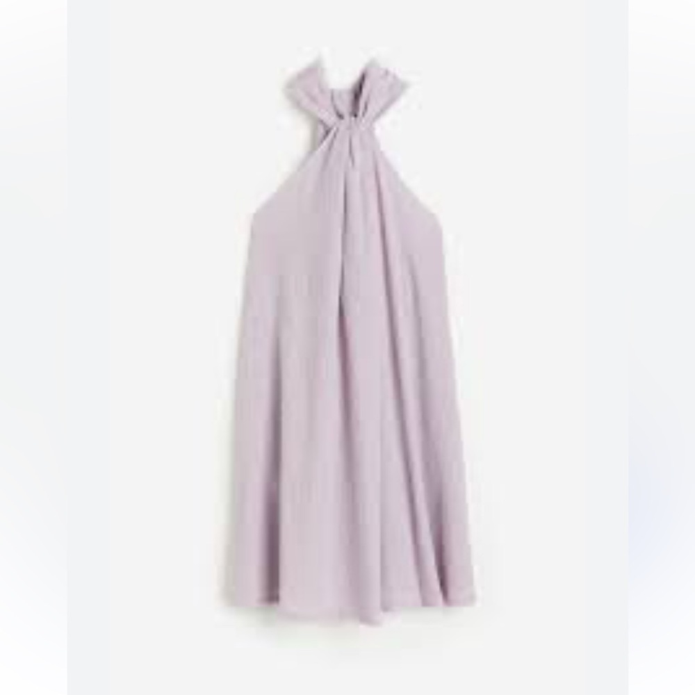 H&M A-line Lavender Halter Dress